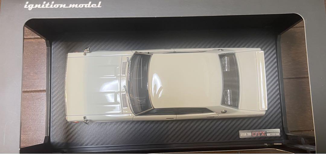 ミニカー Nissan Skyline 2000 GT-X GC110 1/18 Whit