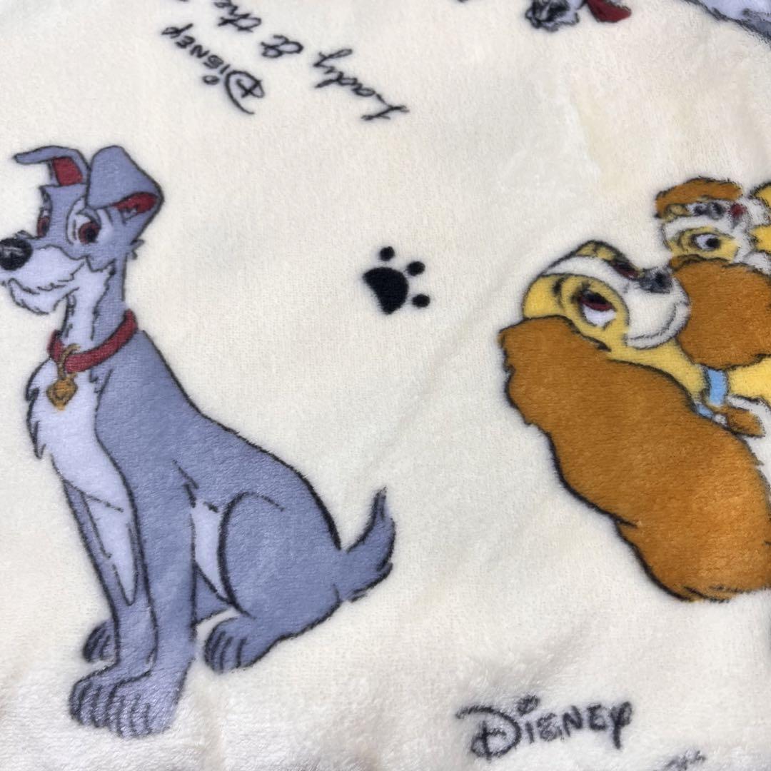 ディズニー　わんわん物語　ブランケット　ひざ掛け Disney ディズニー わんわん物語 レディ 犬 ブランケット （90