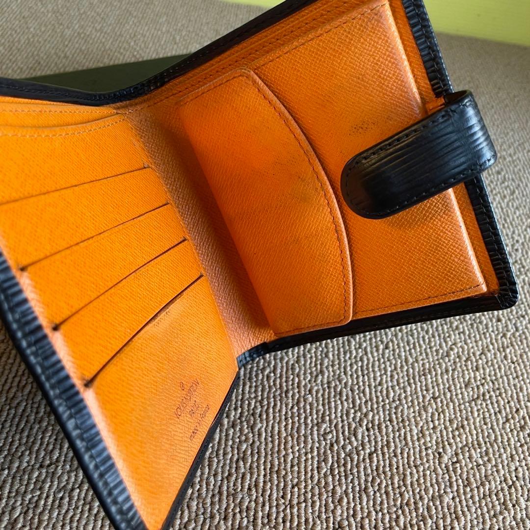 正規品⭐️美品⭐️ルイヴィトン モノグラム エピ ブラック オレンジ 財布 二つ折り 正規品⭐️美品⭐️ルイヴィトン モノグラム エピ ブラック オレンジ 財布 二つ折り