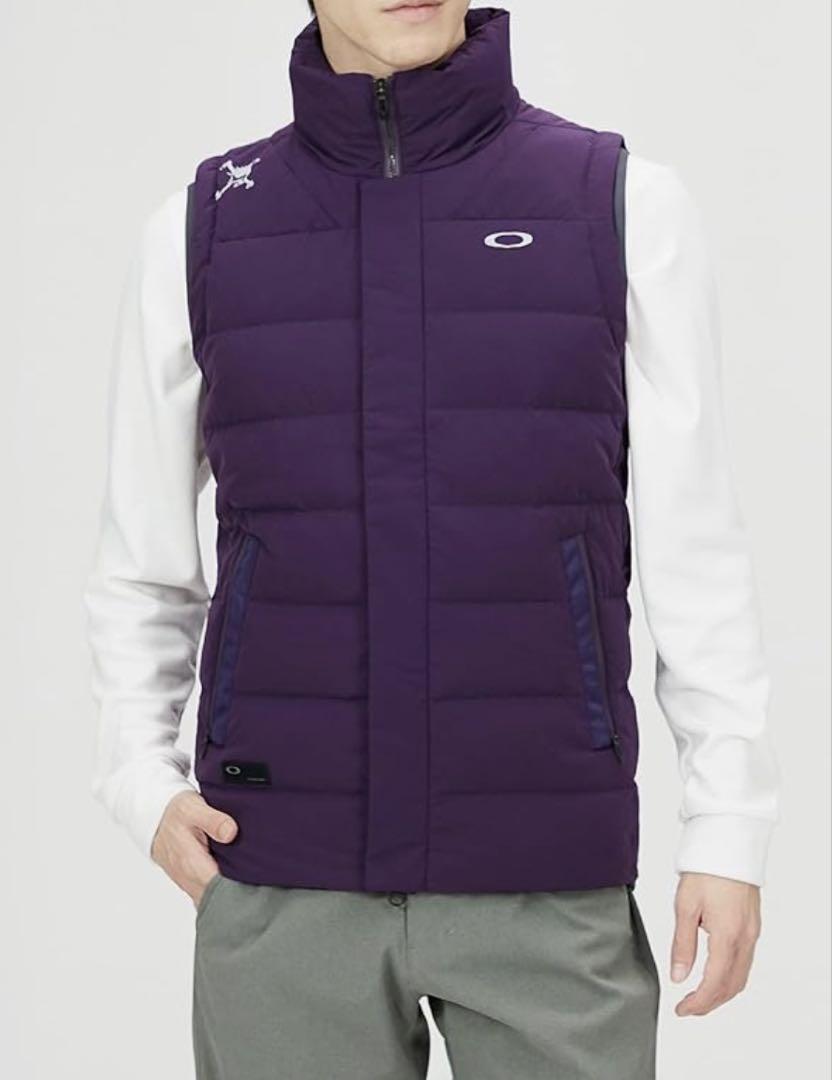 OAKLEY SKULL TRANSFORM DOWN VEST グレープ