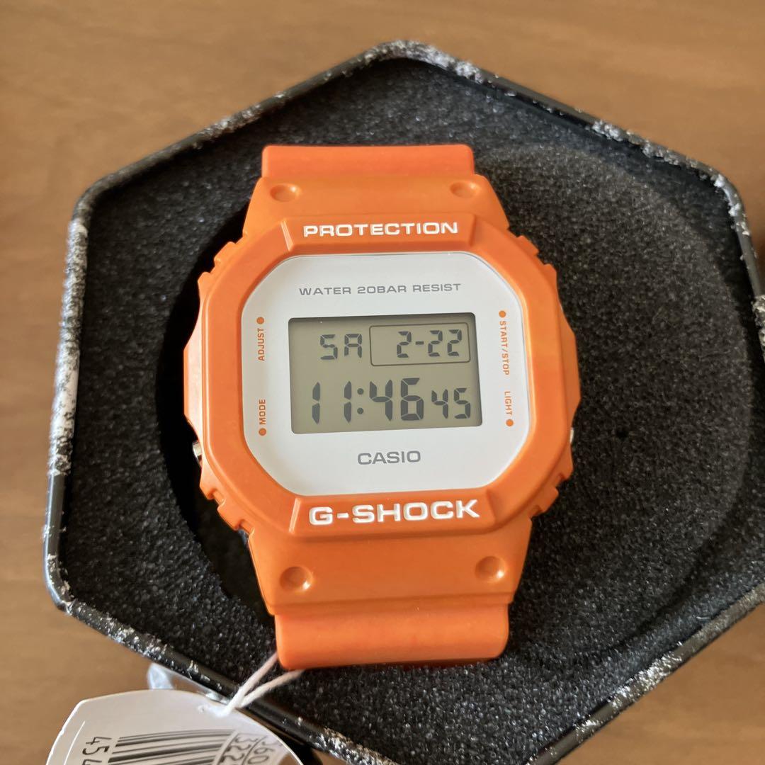 ☆ 新品未使用品 G-SHOCK ☆ DW-5600WS-4☆オレンジ