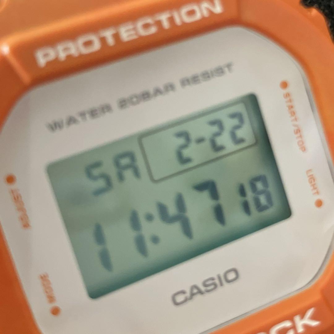 ☆ 新品未使用品 G-SHOCK ☆ DW-5600WS-4☆オレンジ