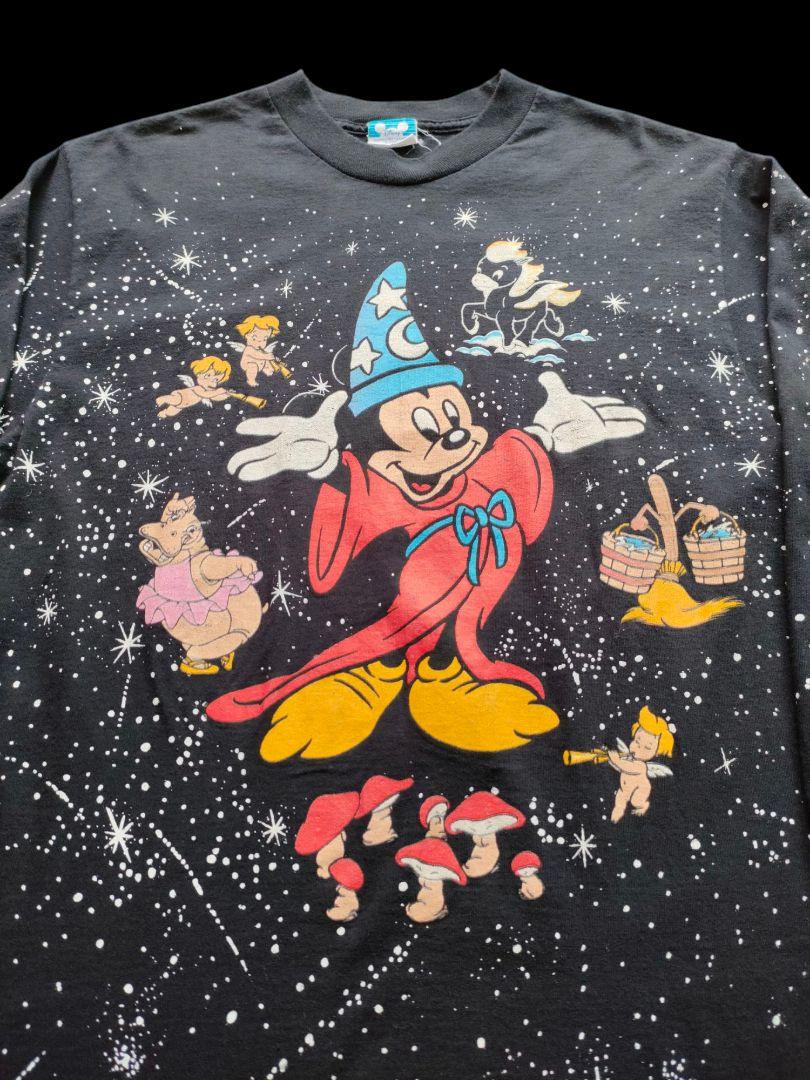 スペシャル 90s ディズニー ファンタジア Tシャツ ロンT　ミッキー