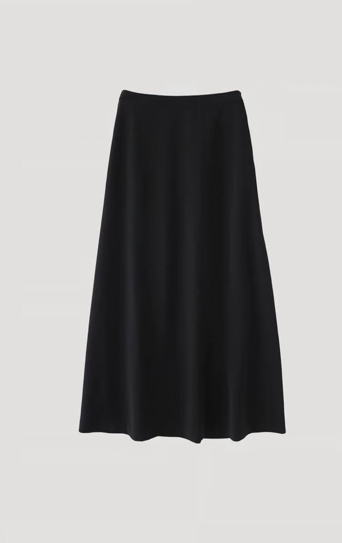 Na.e Smooth Skirt スムーススカート BLACK ナエ ブラック