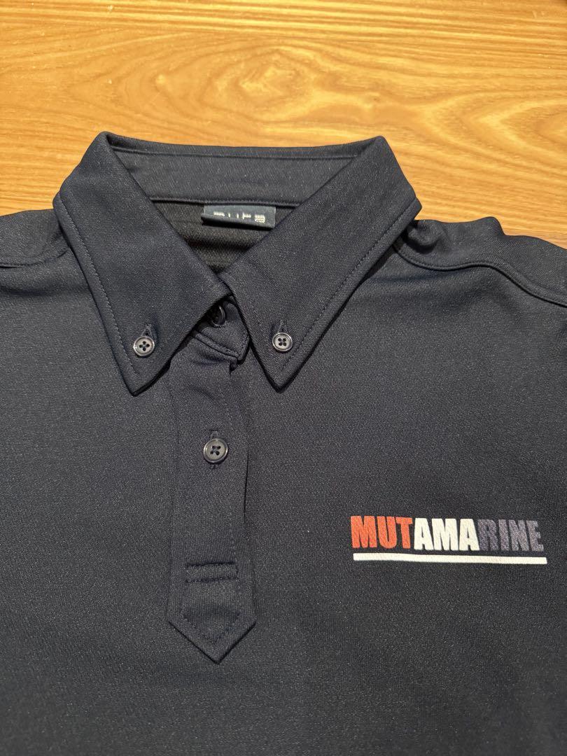 【未使用・美品】muta レディース シャツ Mサイズ ネイビー アンカーロゴ