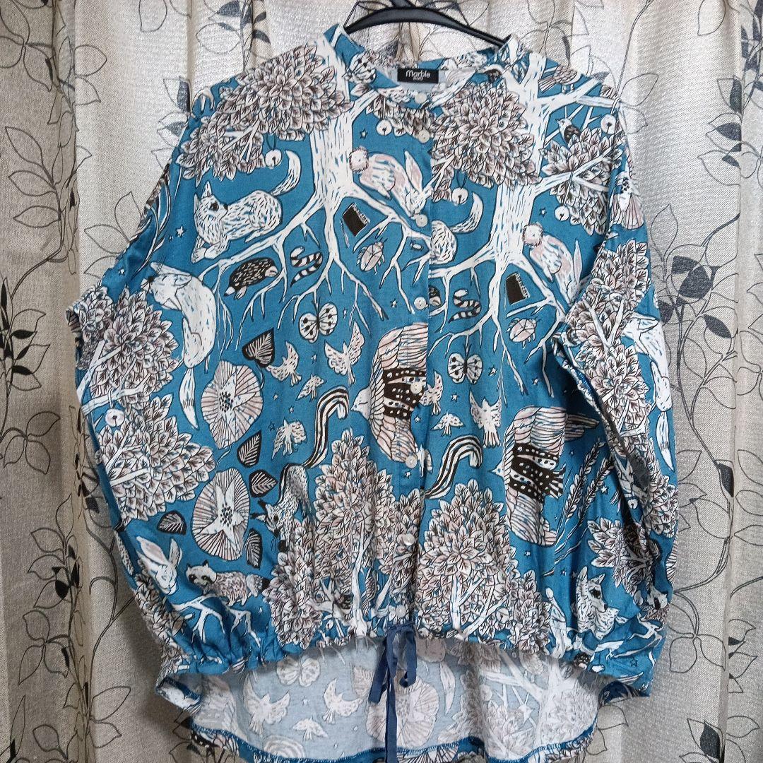 marbleSUD金子みすゞ 私と小鳥と鈴と　ブラウス