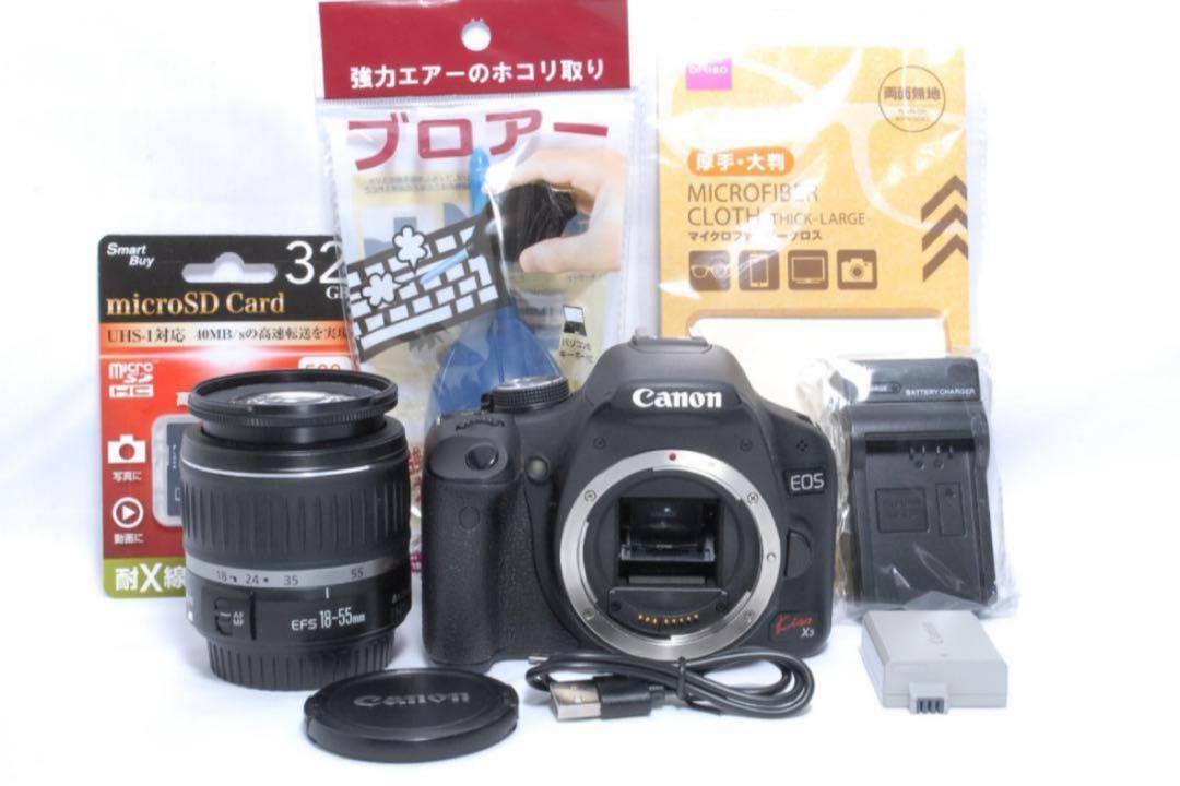 Canon EOS Kiss X3】初心者向けレンズセット✨高画質＆簡単操作