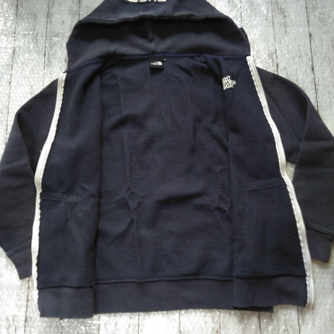 【THE NORTH FACE】ザノースフェイス　フードロゴ　フーディ　Lサイズ