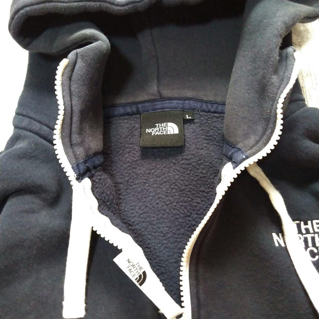 【THE NORTH FACE】ザノースフェイス　フードロゴ　フーディ　Lサイズ