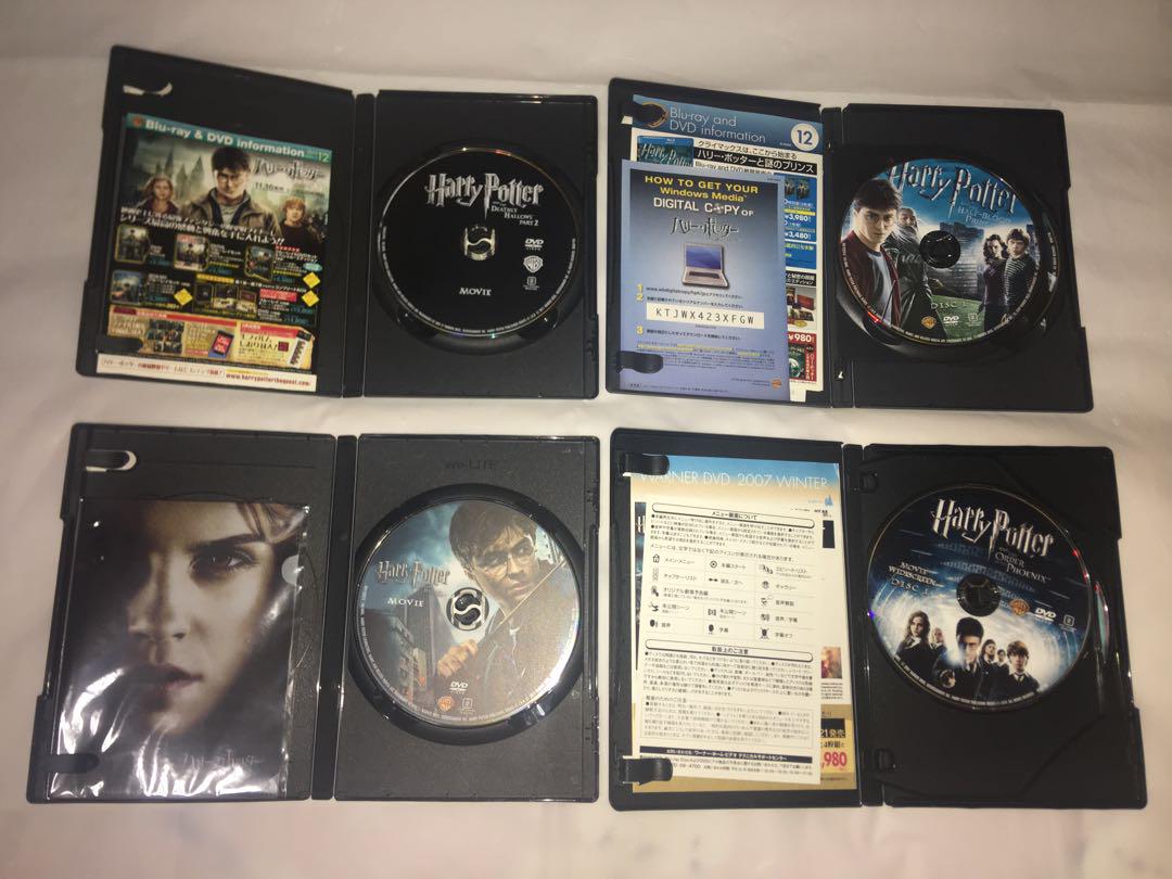 DVD 書籍　ハリーポッター　全巻