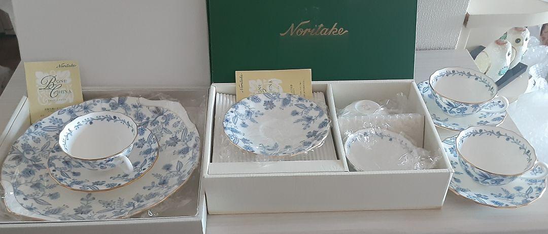 ノリタケブルーソレンティーノサロンセット