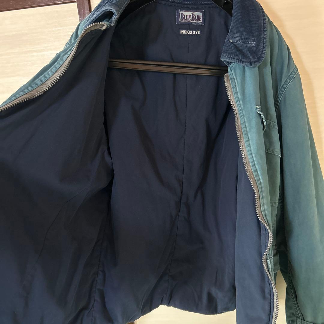 BLUE BLUE インディゴ ミリタリージャケット MサイズM BLUE BLUE KANDAIZUMI_COM