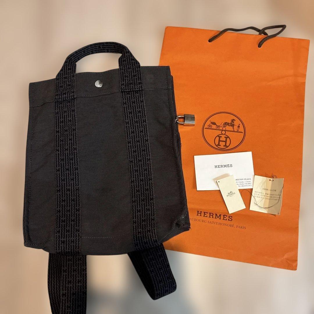 ★HERMES★ブラックリュック★