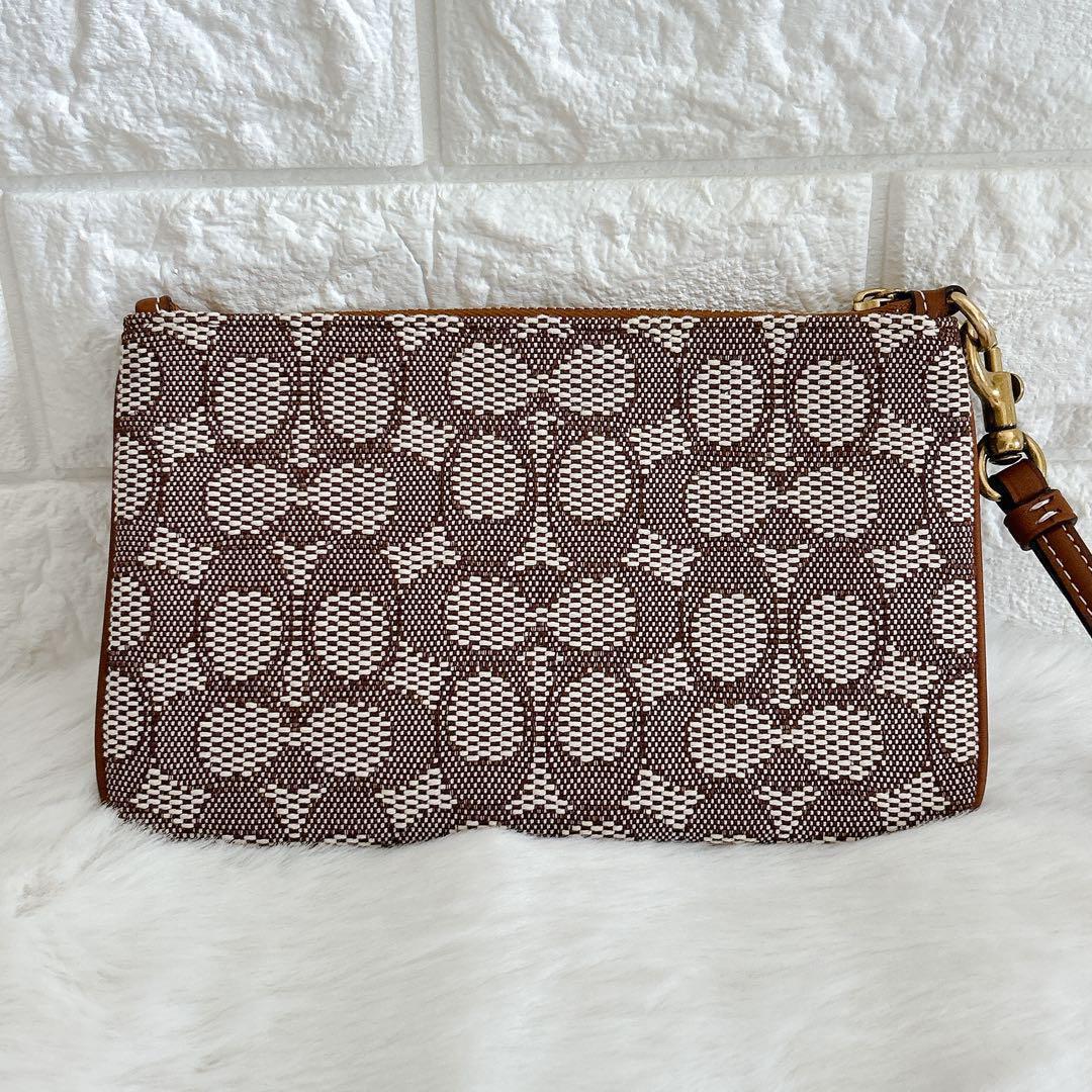 DISNEY X COACH スモール リストレット シグネチャー ジャカード DISNEY X COACH スモール リストレット シグネチャー ジャカード