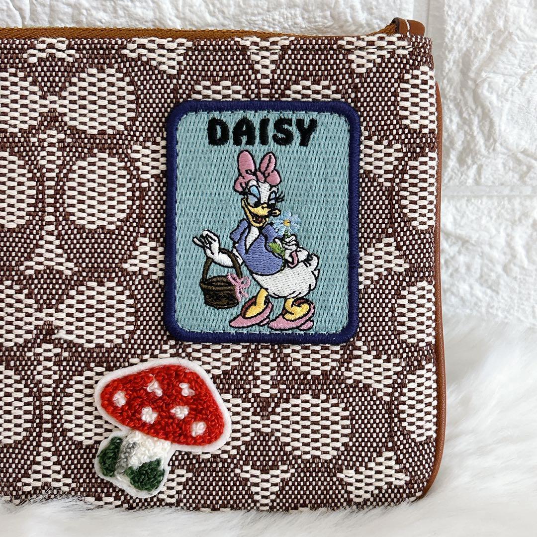 【極美品✨】ディズニー×コーチ スモール リストレット シグネチャー ジャカード 極美品✨】ディズニー×コーチ スモール リストレット