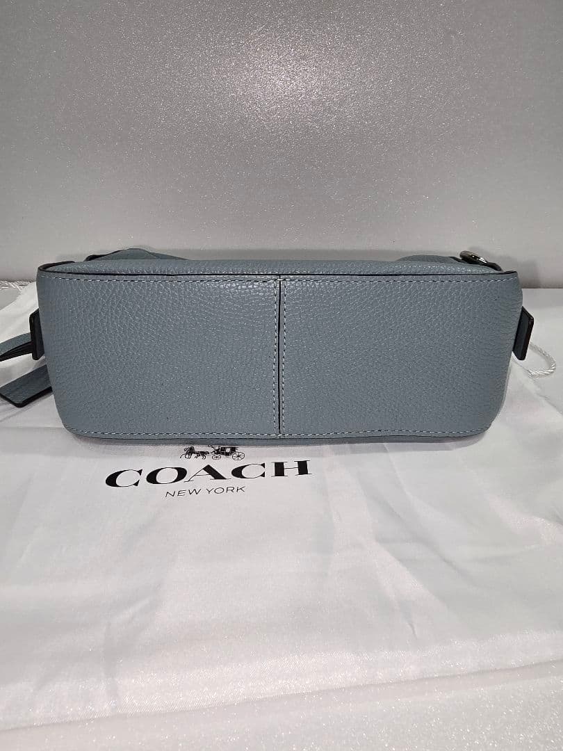 MT017 美品 COACH コーチ ショルダーバッグ 29411 ブルー系