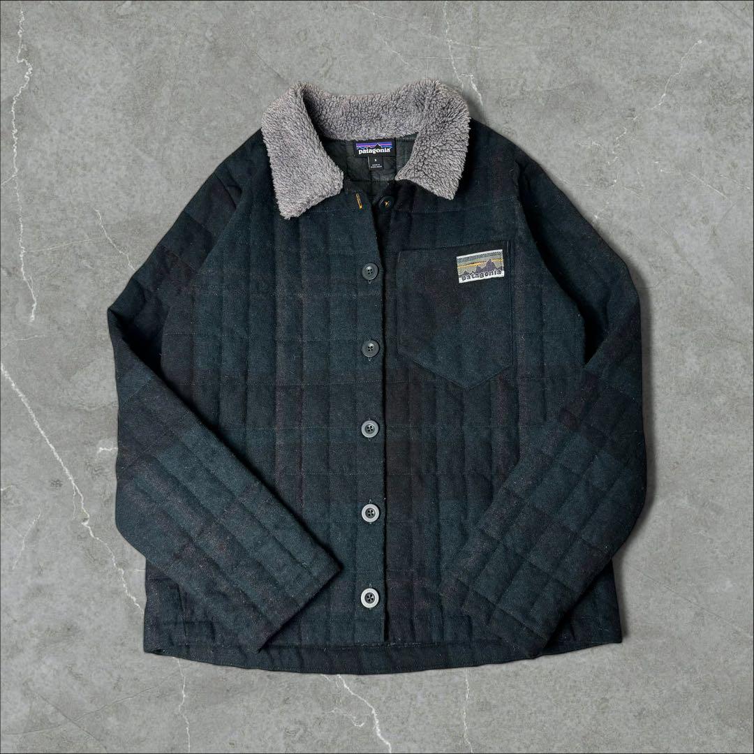 Patagonia 40周年限定 ダウンライナー ウールジャケット グリーン 緑