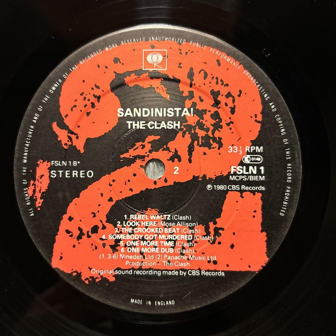 MSWさま専用ページ The Clash サンディニスタ　UK 3LP