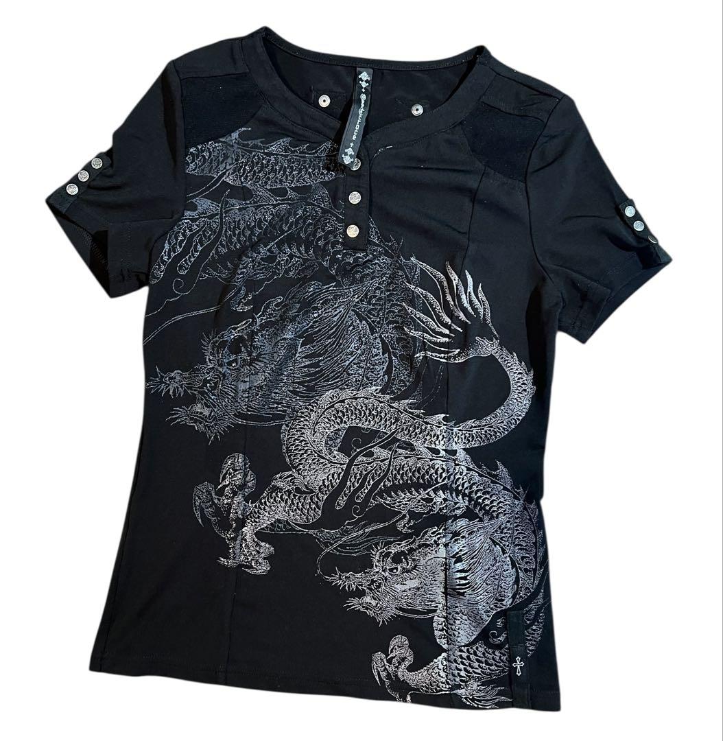 ozzcroce カットソー Tシャツ ドラゴン　カットソー　サイズF