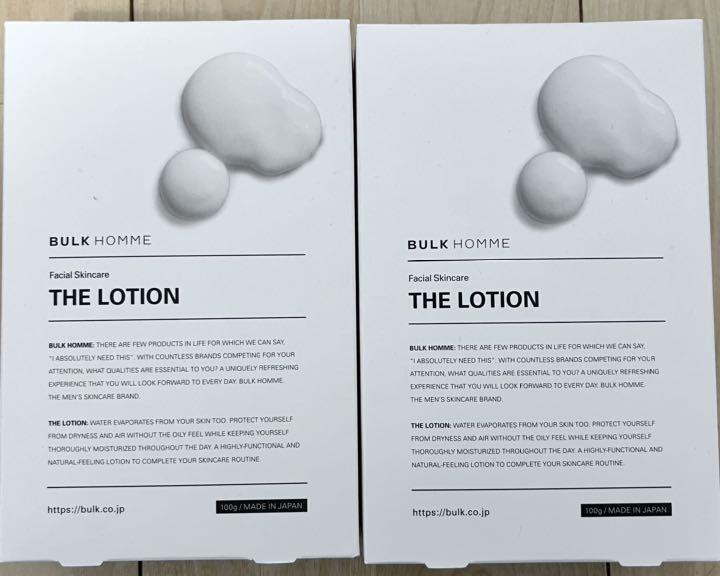 BULK HOMME THE LOTION 100g ×2 本物 BULK HOMME THE LOTION 100g ×2 本物