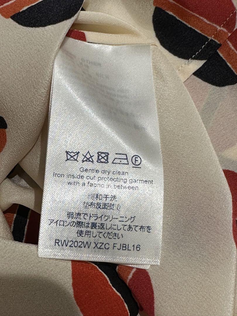 Louis Vuitton ブラウス　美品　フラワーモチーフ　シルク