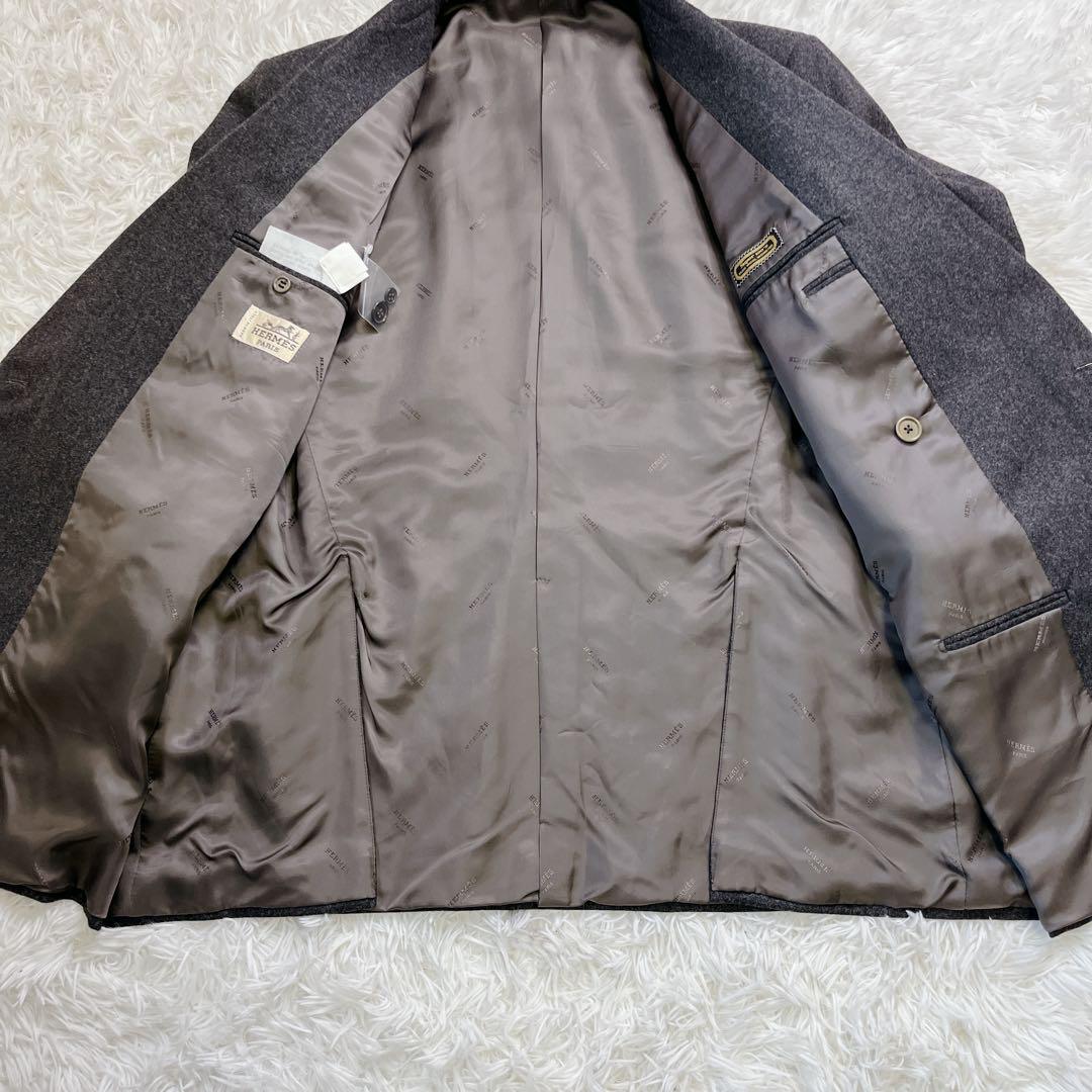 【良品】HERMS エルメス セットアップ スーツ ダブル ウール