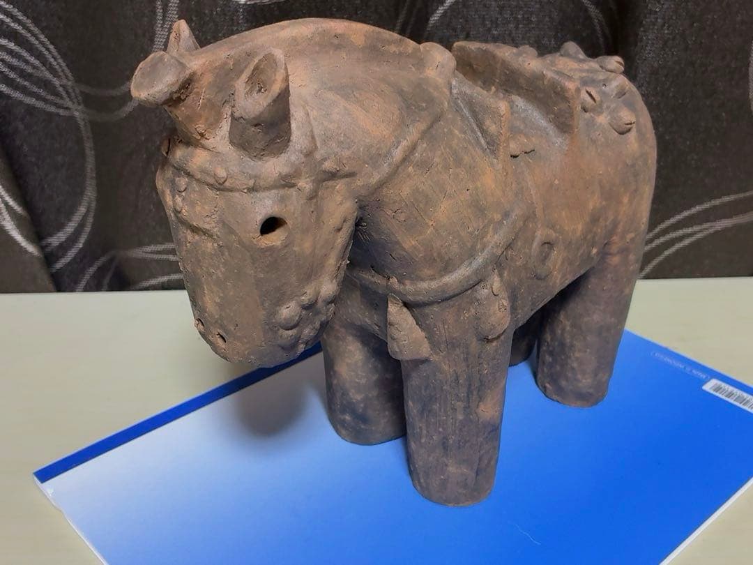 6世紀　埴輪　騎馬像　古墳時代　骨董　アンティーク　彫刻　発掘品　出土品　像