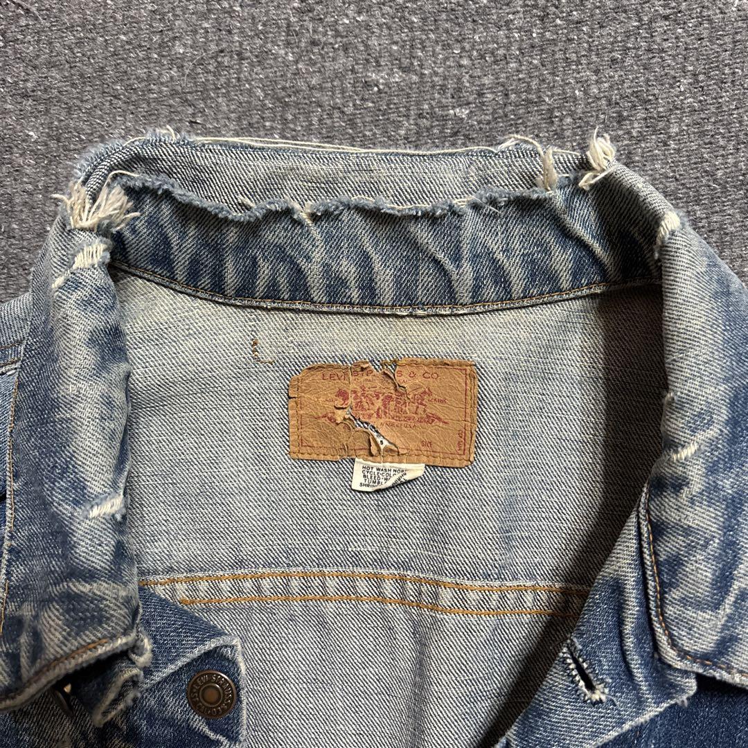 60's Levi's 70505 ビッグE デニムジャケット 実寸(44位)
