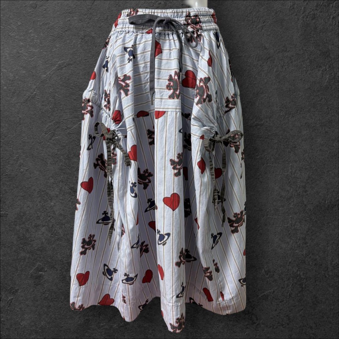 ヴィヴィアンウエストウッド オーブ スカート リボン ハート - メルカリ