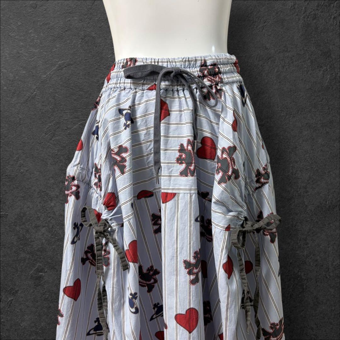 ヴィヴィアンウエストウッド オーブ スカート リボン ハート - メルカリ