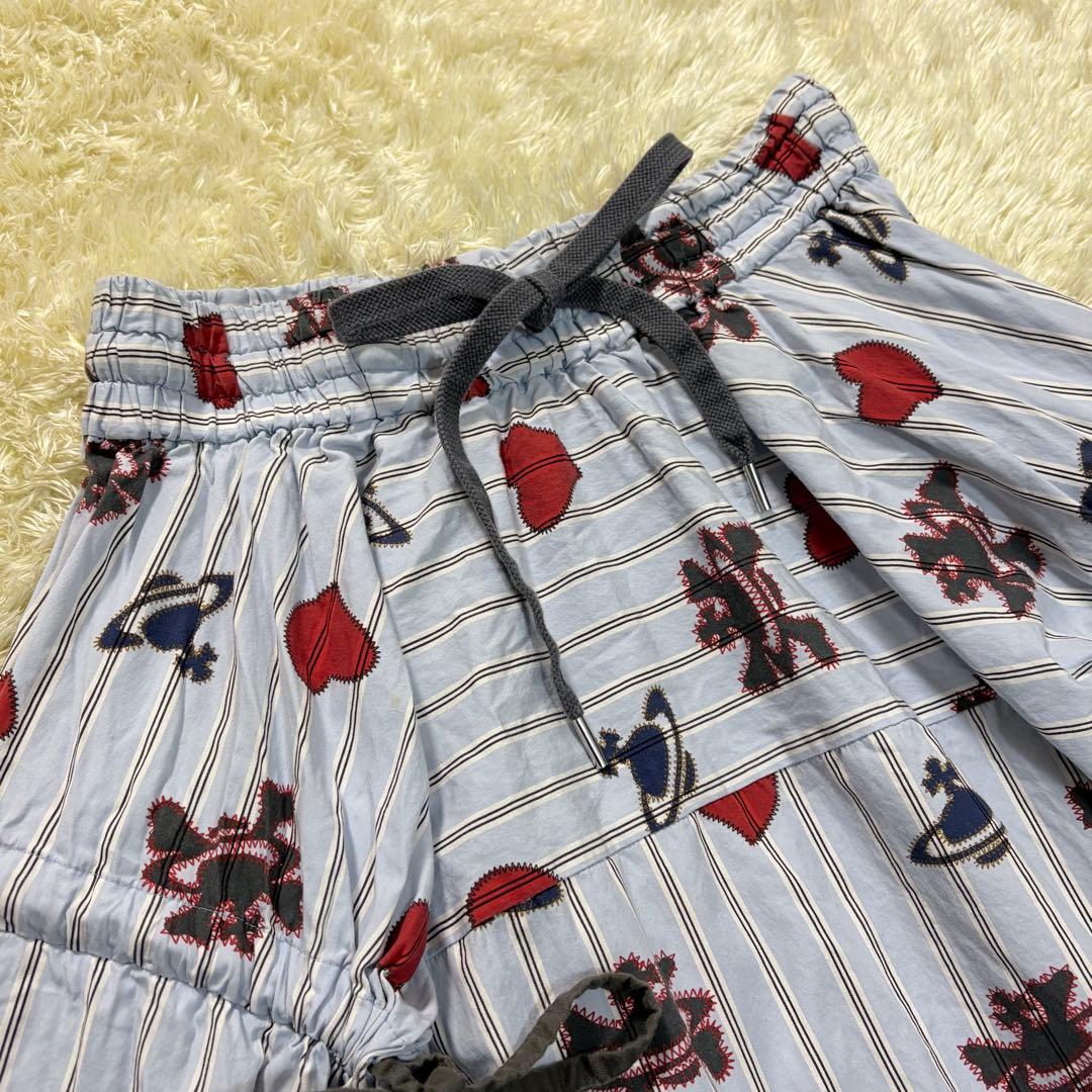 ヴィヴィアンウエストウッド スカート オーブ柄 リボン ヴィヴィアンウエストウッド オーブ スカート リボン ハート - メルカリ