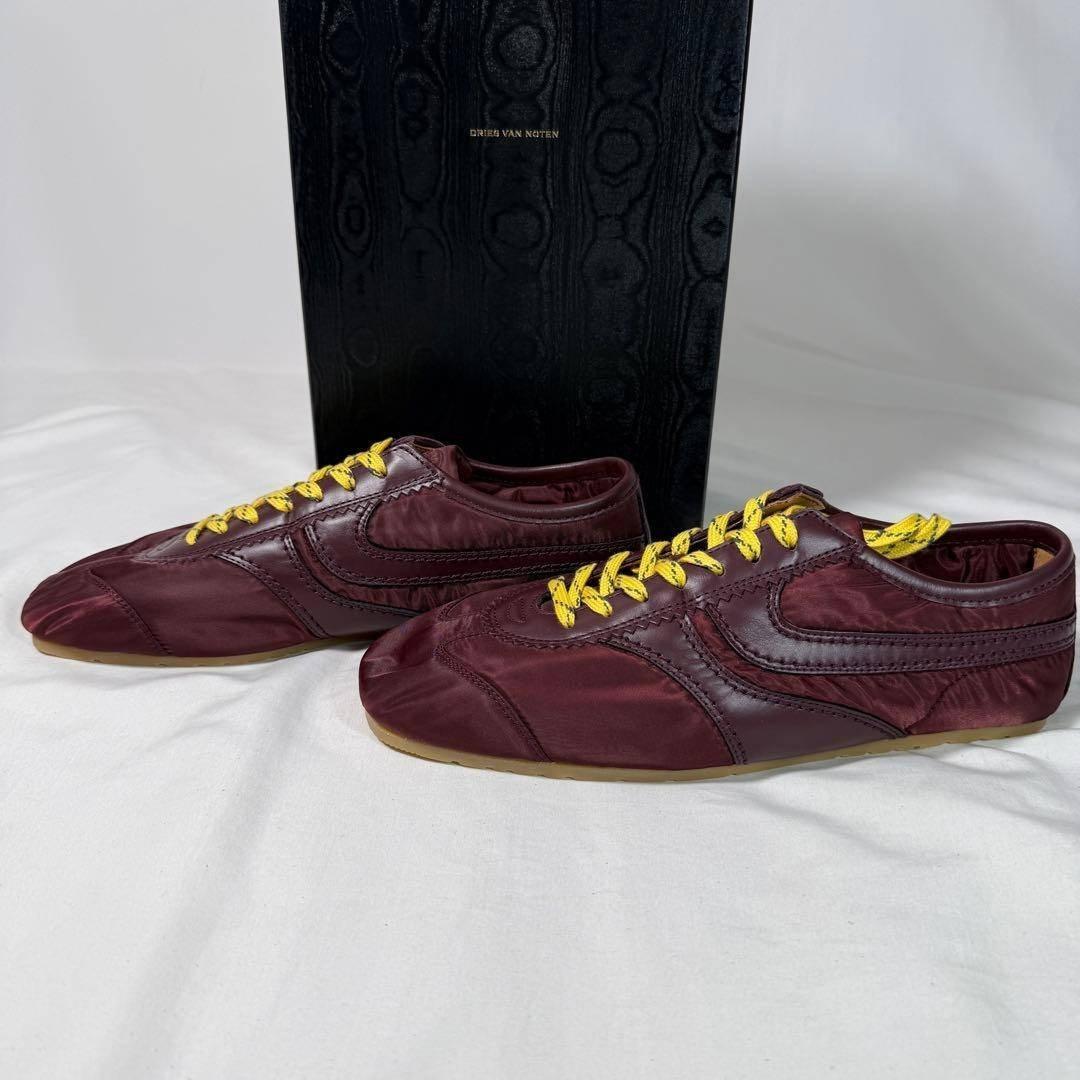 【定価9.1万】Dries Van Noten スニーカー ボルドー EU43 定価9.1万】Dries Van Noten スニーカー ボルドー EU43 - メルカリ
