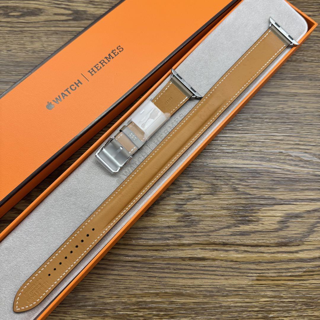 2195 Apple Watch エルメス　エトゥープ　ドゥブルトゥール　二重