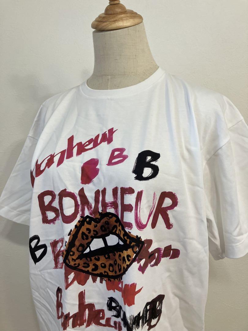ヴェルメイユパーイエナ　日本製　Bonheur オリジナル　プリント　Tシャツ