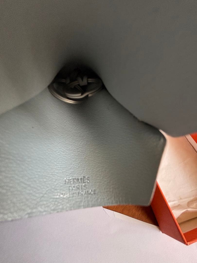 美品】エルメス クロシェット キーリング グレー マルジェラ期 □E刻印