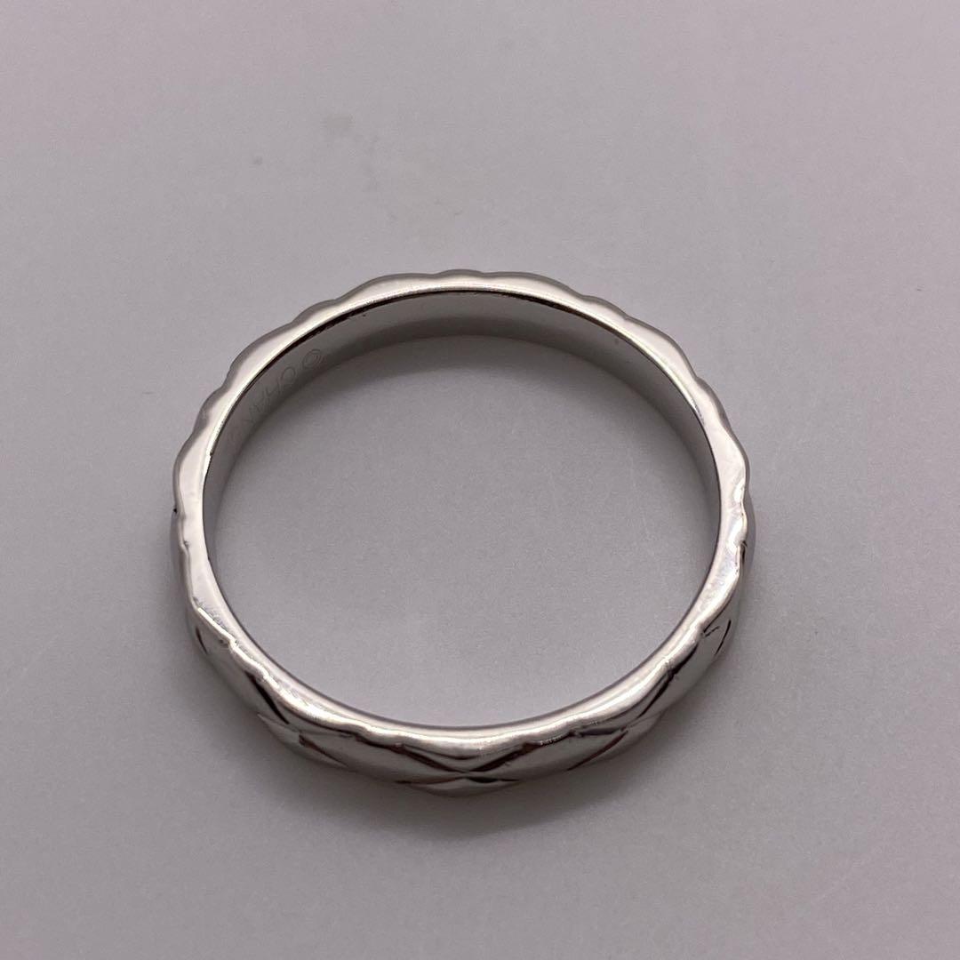 ［正規品］CHANEL マトラッセ リング PT950 サイズ17号