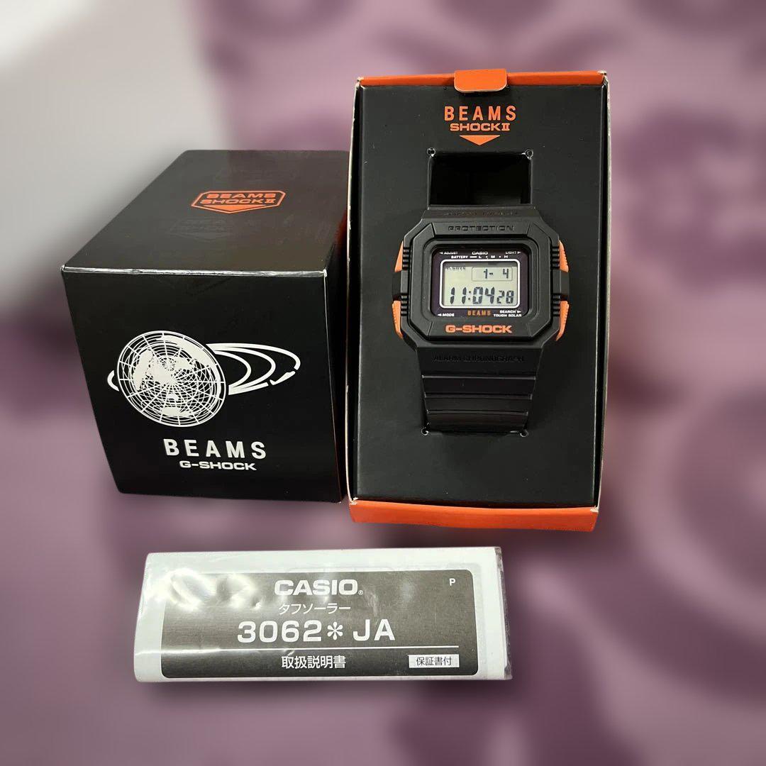 訳あり未使用‼️G-SHOCK BEAMS ブラックオレンジ - メルカリ