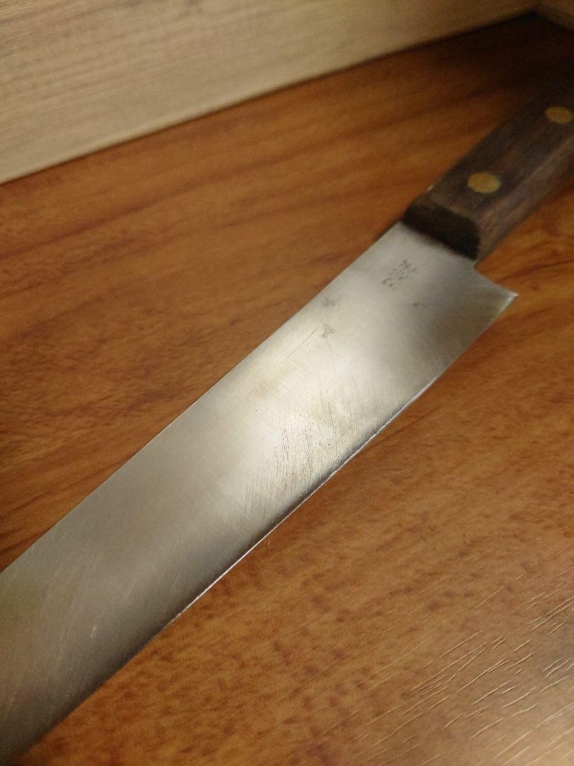 南常 刀都作 筋引包丁 26cm 再生品 片刃 刺身包丁 南常 刀都作 筋引包丁 26cm 再生品 片刃 刺身包丁 - メルカリ