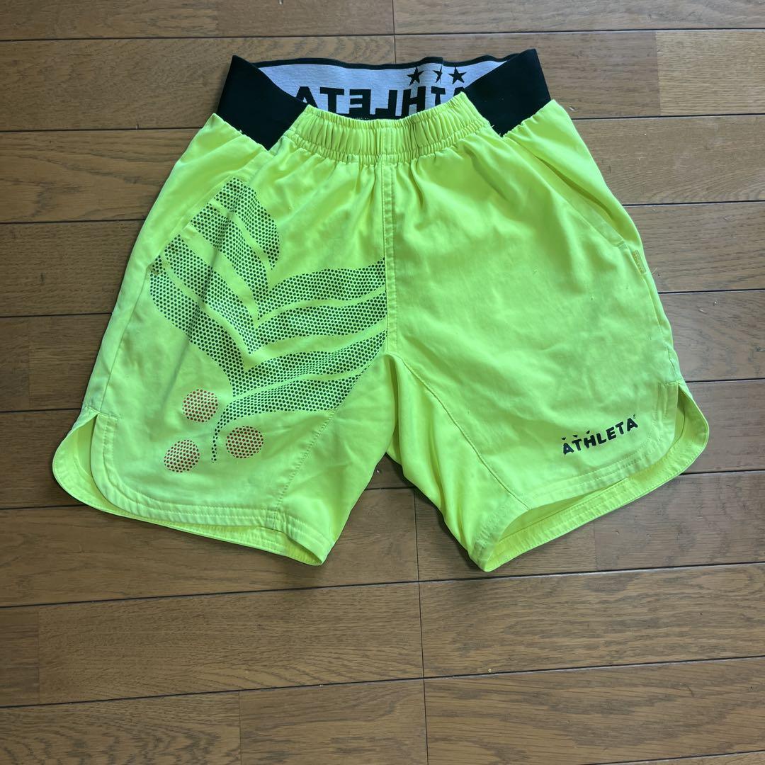 ブリストル　ファイヤーフレイム　ショートパンツ　M　ネイビー×蛍光イエロー　美品 ATHLETA 蛍光イエロー ショートパンツ 140 - メルカリ
