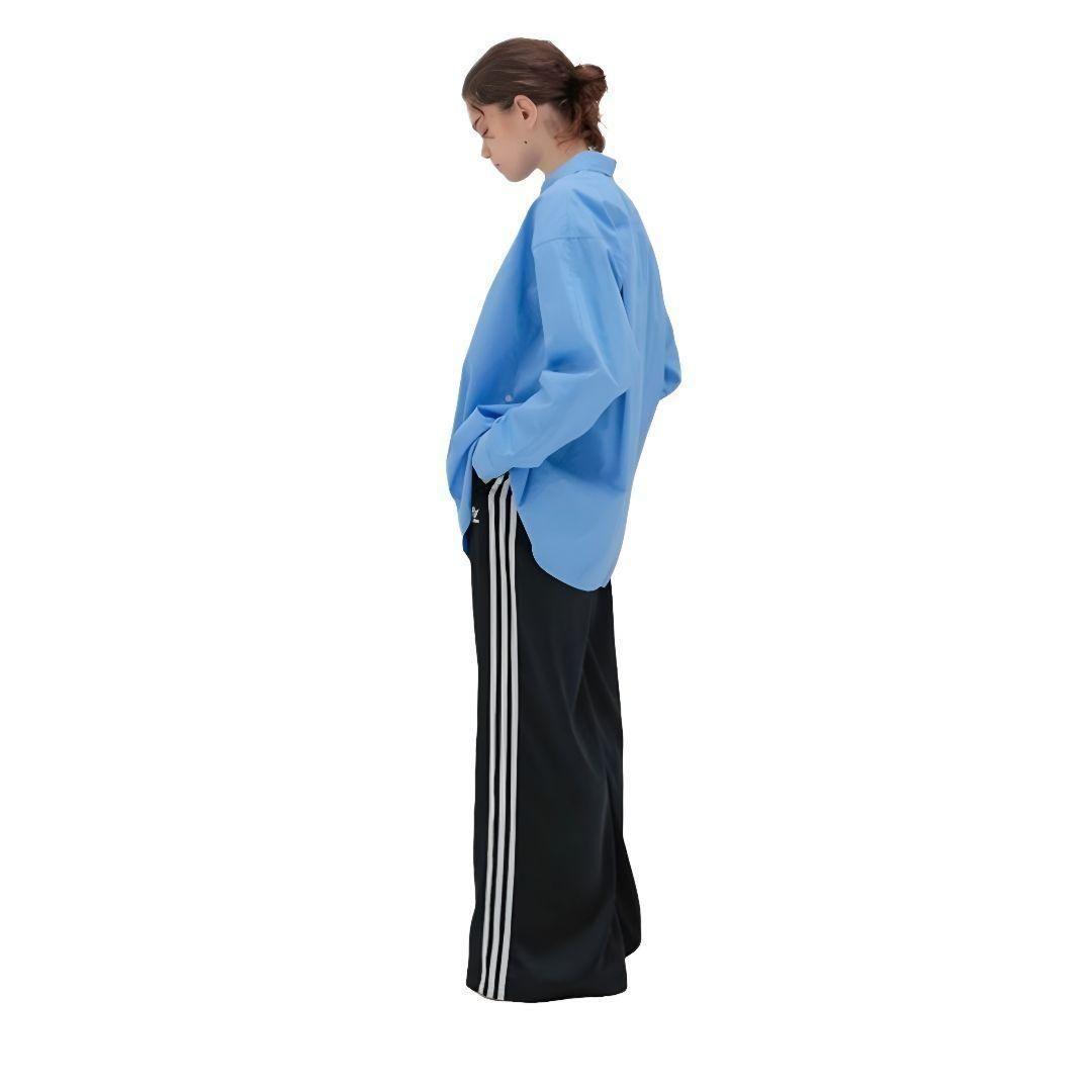 新品★黒2XL★サテンワイドレッグトラックパンツ★常田大希★男女兼★adidas