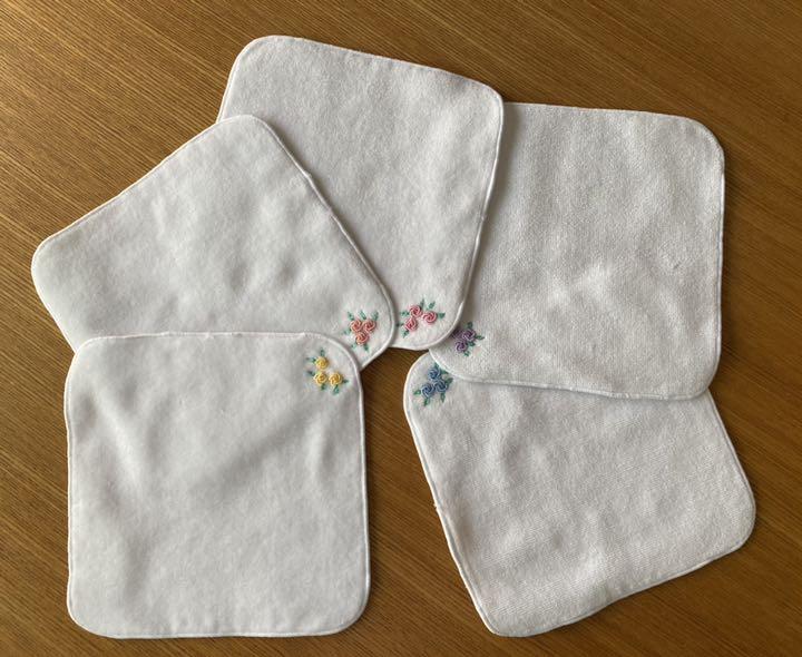 国産今治製 タオルハンカチ 16cm お受験 バリオンローズ刺繍 当社の 16cm 国産今治製 タオルハンカチ 16cm お受験 バリオンローズ刺繍 当社の 16cm