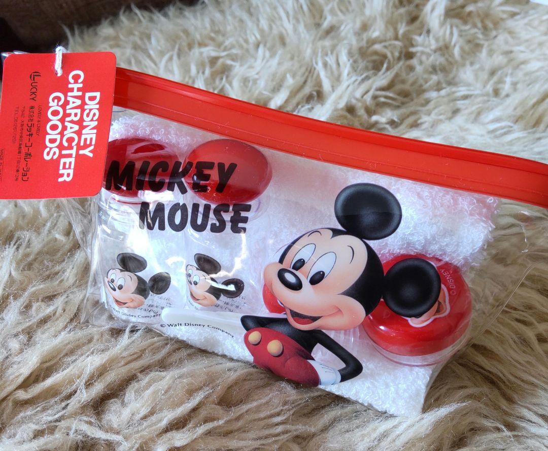 新品未使用タグ付❤️ミッキー トラベルポーチ レア ヘラやスポイト付