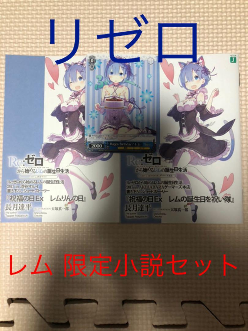 宅配便配送 バラ売り可 Re:ゼロから始める異世界生活 リゼロ 小説 特典 - 文学/小説