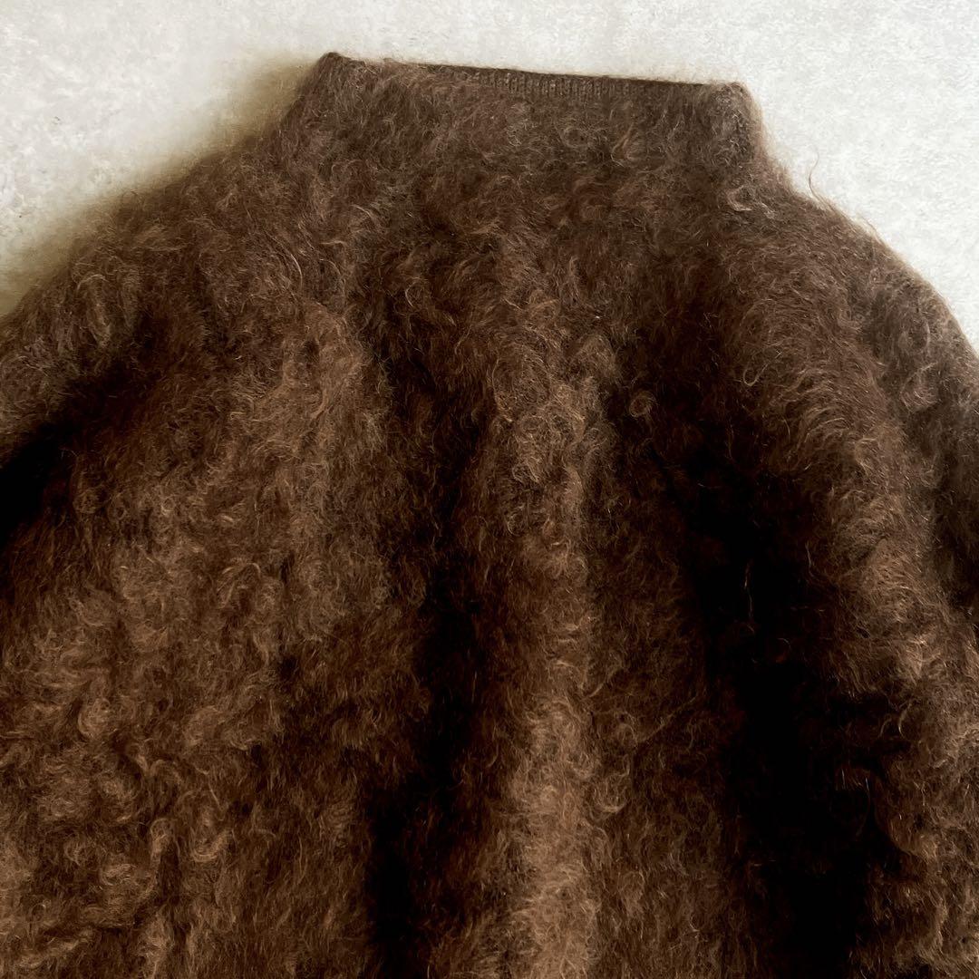 美品✳︎エイトン ATON モヘアシャギーボトルネックプルオーバーニット 近年