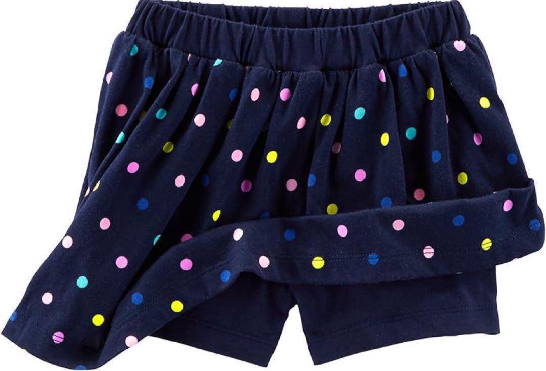 2枚セットスカートインナーパンツ付き ニット