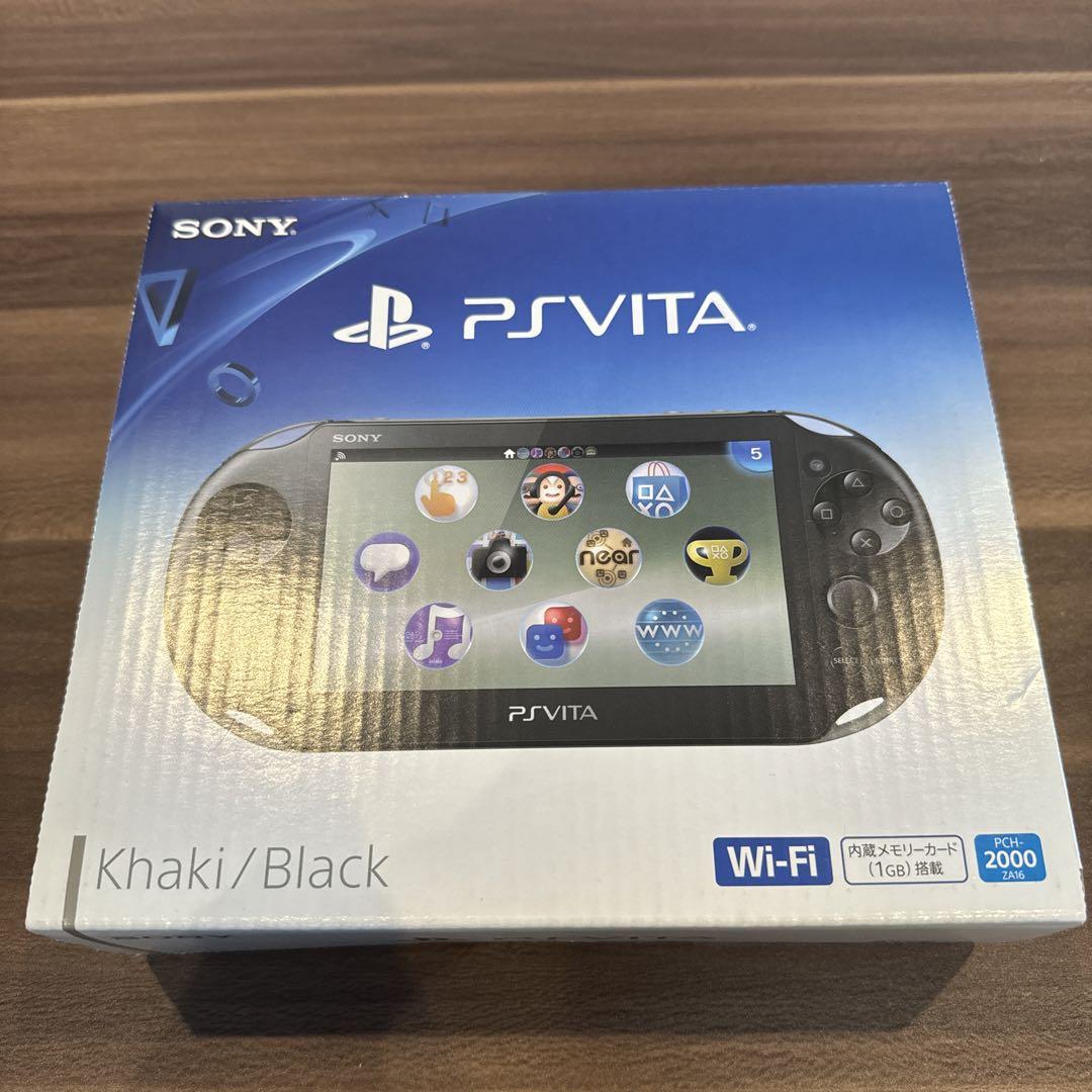 ㉙【新品未使用】PS VITA 本体 PCH-2000 カーキブラック