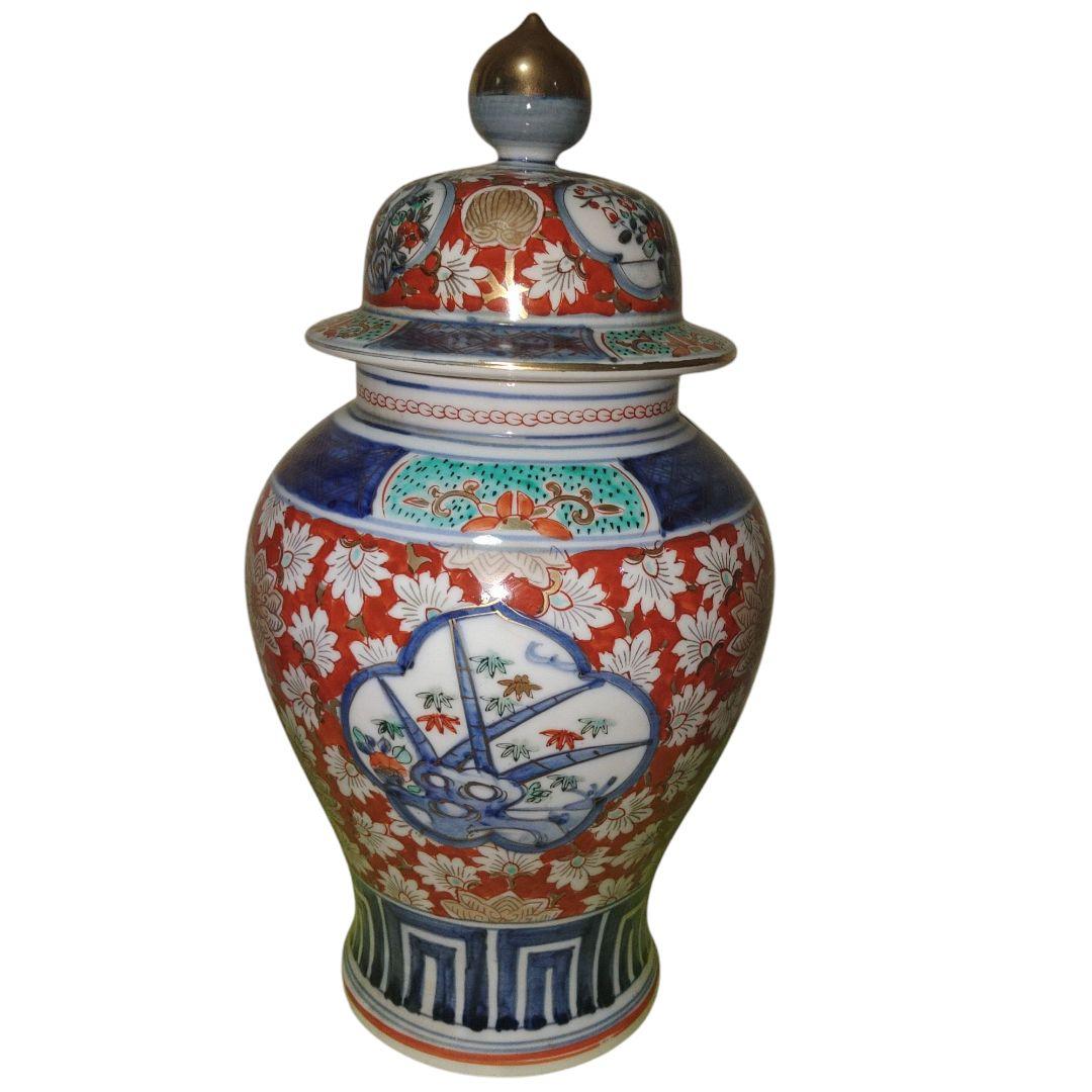 古伊万里　花柄色絵沈香壺　大明成化年製 古伊万里 花柄色絵沈香壺 大明成化年製 - メルカリ