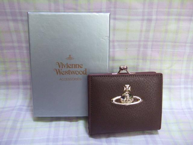 Vivienne Westwood 二つ折り財布 COFFEE 988VW738