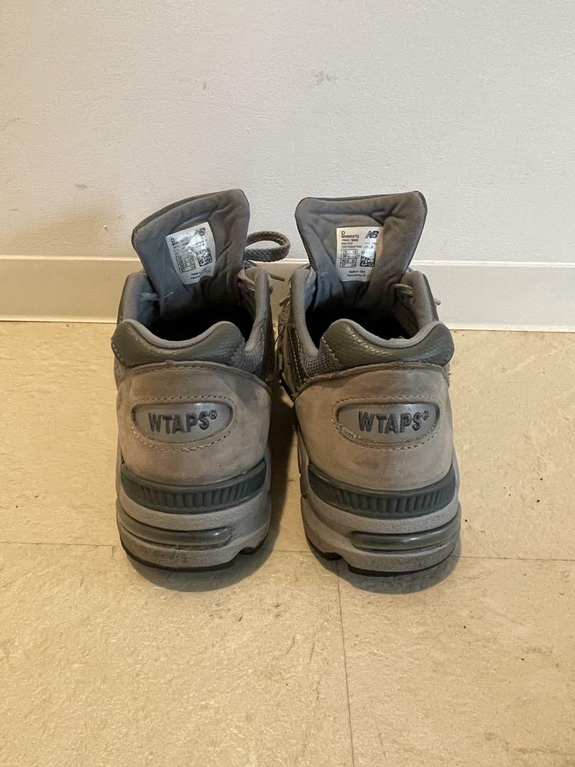 メ*楽様 wtaps × new balance 990v2 グレー スニーカー