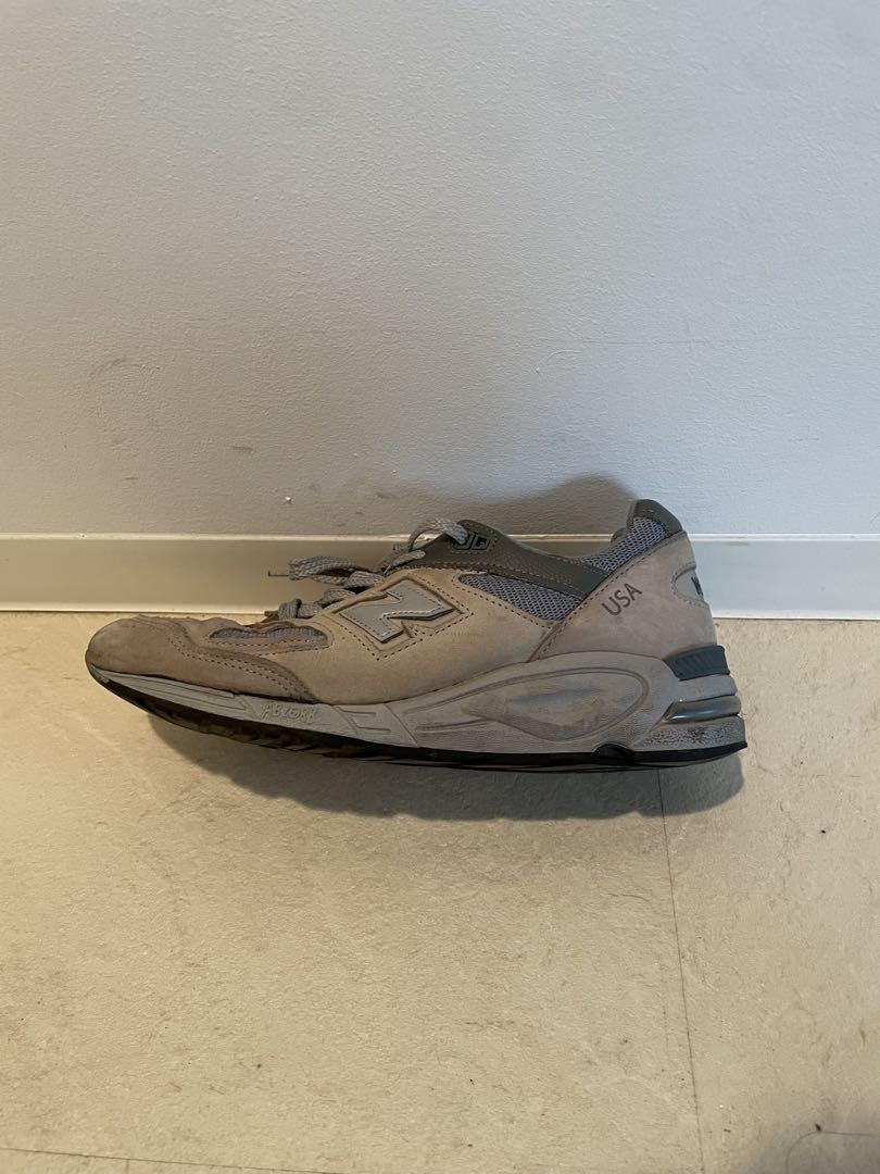 メ*楽様 wtaps × new balance 990v2 グレー スニーカー